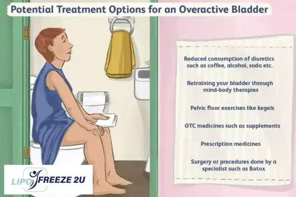 image of woman on toilet because of an overactive bladder Billingshurst
