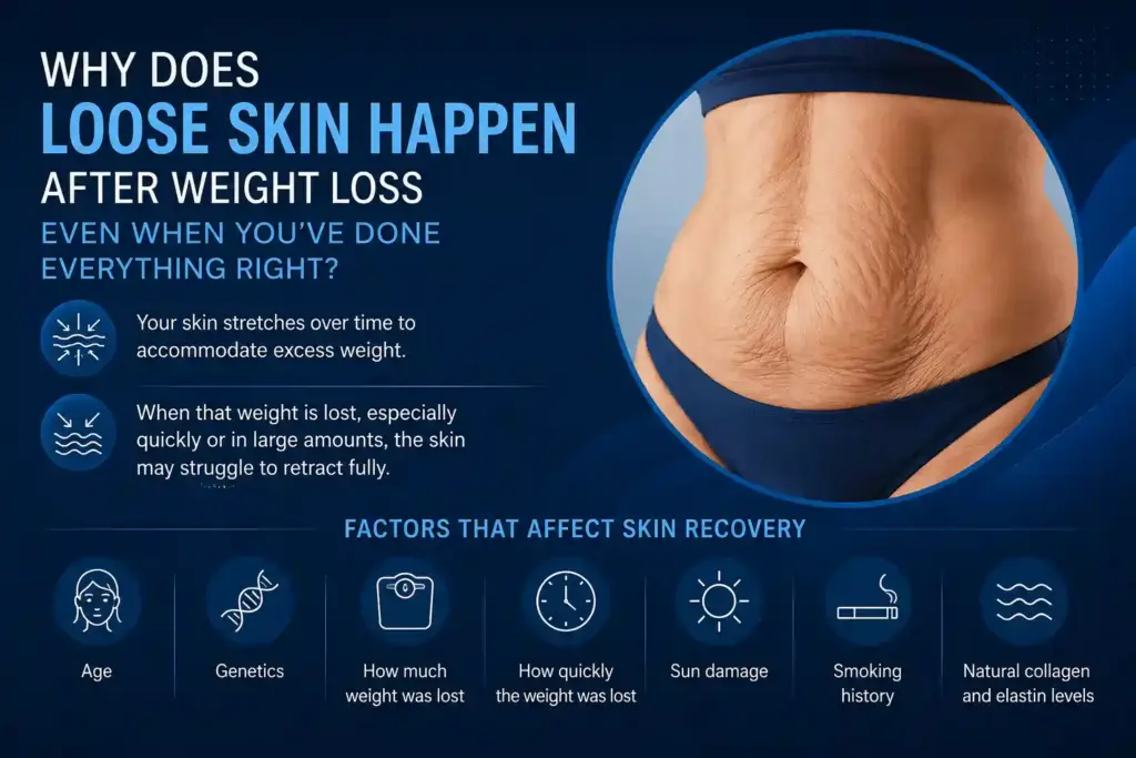 Why Does Loose Skin Happen After Weight Loss Even When You’ve Done Everything Right Billingshurst?