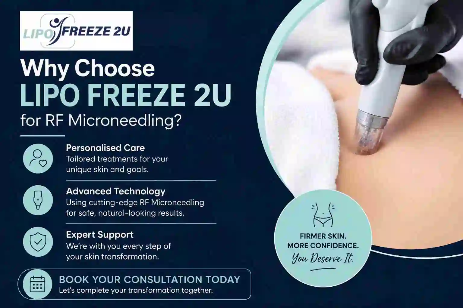 Why Choose LIPO FREEZE 2U for RF Microneedling Billingshurst?
